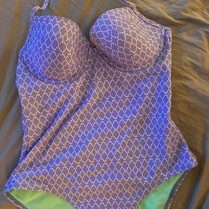 One piece bathing suit